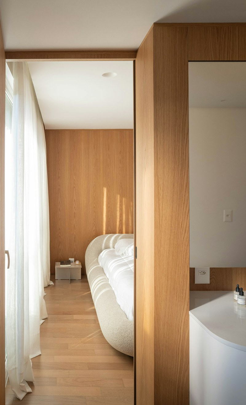 A quiet, warm treatment corridor